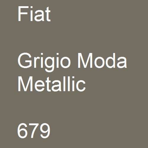 Fiat, Grigio Moda Metallic, 679.